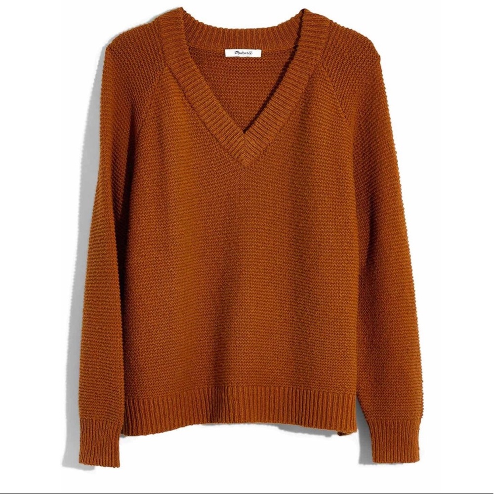 Madewell Hemlock V-neck Pullover Sweater